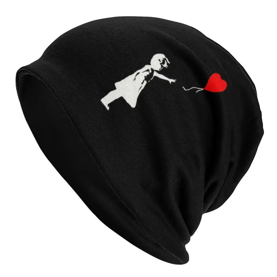 Balónka Banksy's Balloon Bonnet Femme módny klobúk pre mužov Ženy na jeseň Zimný teplý bánk svetovej mierovej čiapky