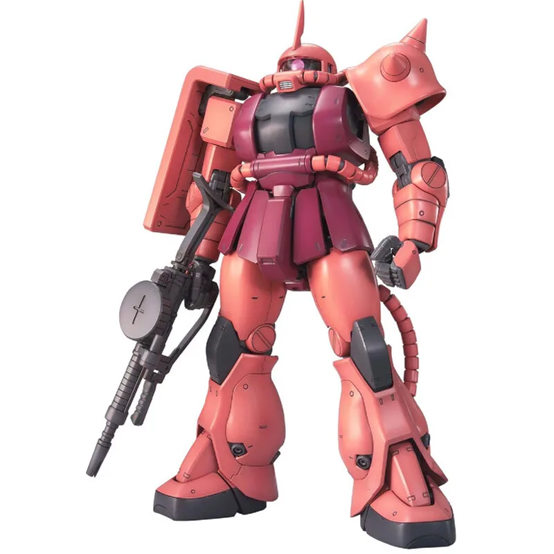 Bandai Bandai Mg Gundam, zostavená modelová hračka 18cm mg Red Zagu 2.0