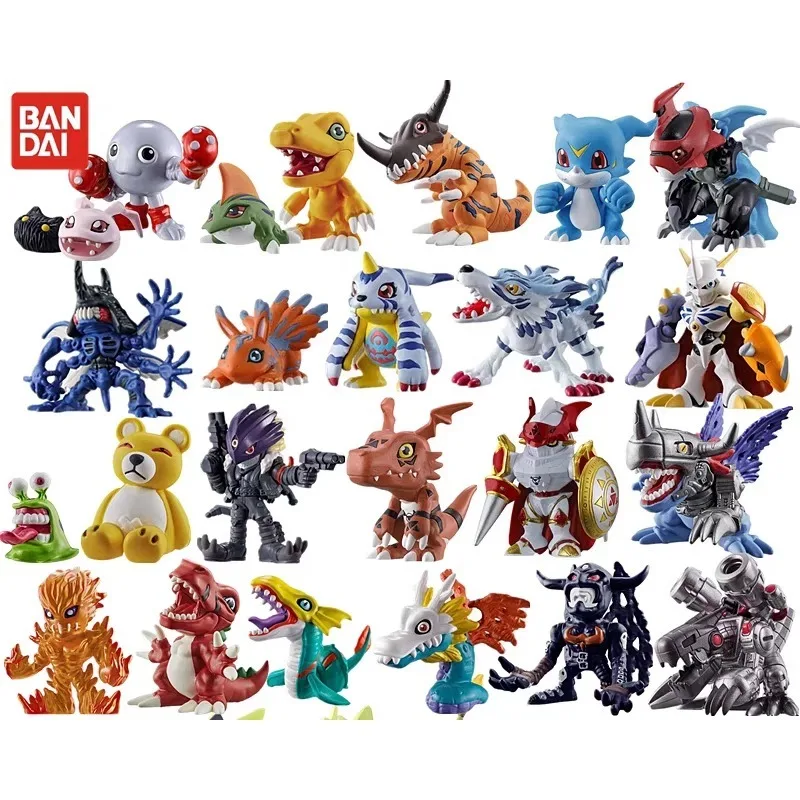 Bandai Digimon Cage Collection 02 Mechadramon Muendramon Bidomon Demonmon Figure Ornament Darčekový model na sklade