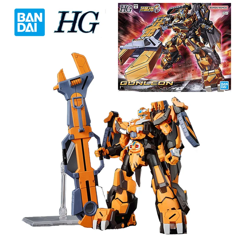 Bandai Namco Hg 1/144 Gunleon Super Robot Taisen OG 14cm Anime Original Action Figure Model Toy Birthday Gift Collection