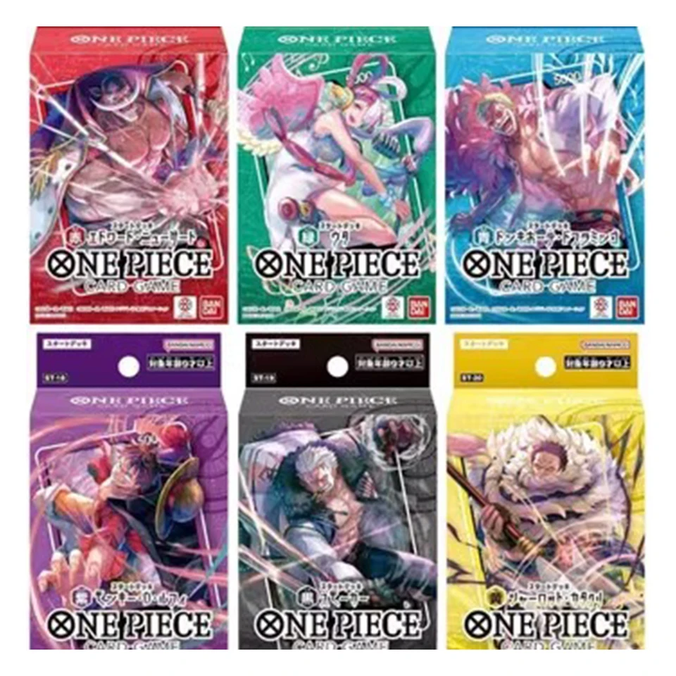 Bandai One Piece Opcg Battle Basic Cards Set New World Adventure Luffy Straw Hat Pirate Group Card Card Card Card