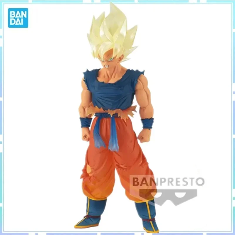 Bandai Original Banpresto Anime Dragon Ball Clearise Son Goku Super Saiyan PVC Action Figures Collection Model Hračky