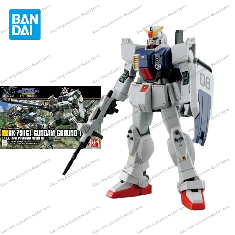 Bandai Original Gundam Anime HGUC 1/144 RX-79 (G) GUNDAM GRAND TYP AKCION AKCION Hračky Zberateľné modely pre deti