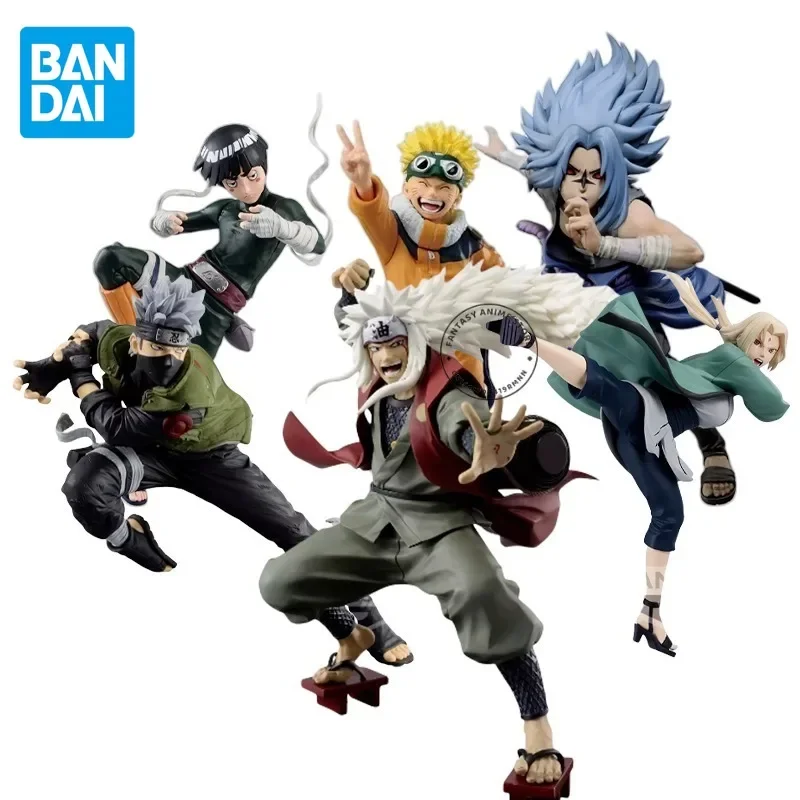 Bandai Original Naruto ： Shippūden Anime Rock Lee Uzumaki Naruto Jiraiya Banpresto postava Koloseum akčné hračky pre deti