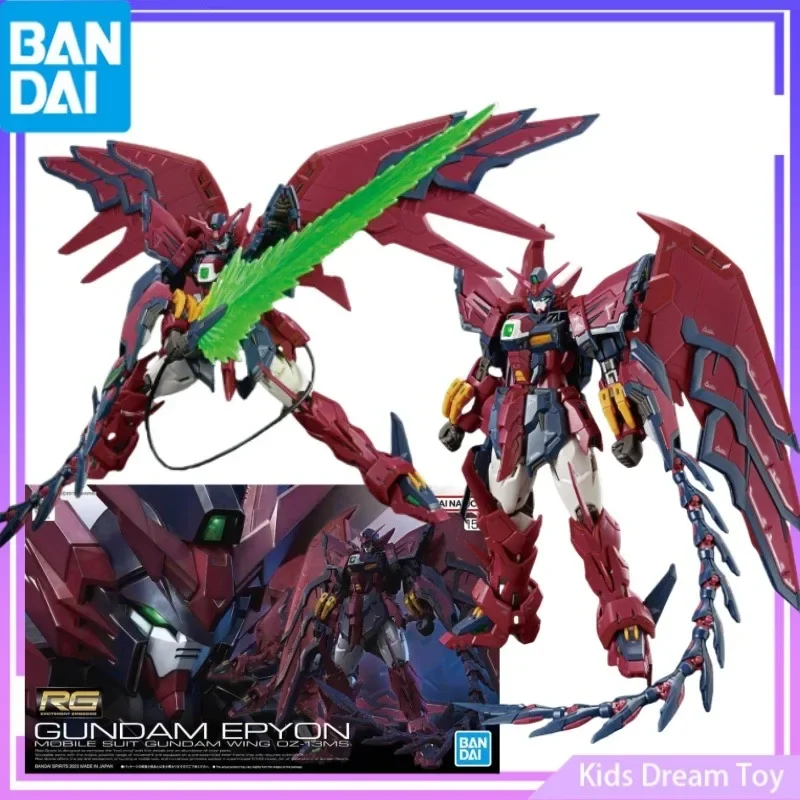 Bandai v zásobe Originálne RG1/144 Gundam Anime postava Gundam EPYON OZ-13MS Akčné figúrky