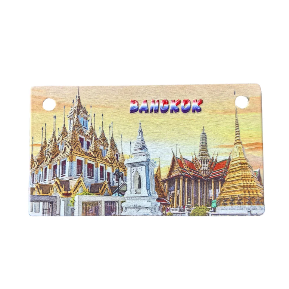 Bangkok Thajsko Chladnička Magnet Darček, Iron Metal Bangkok Chladnička magnetu Home Decoration Zbierka