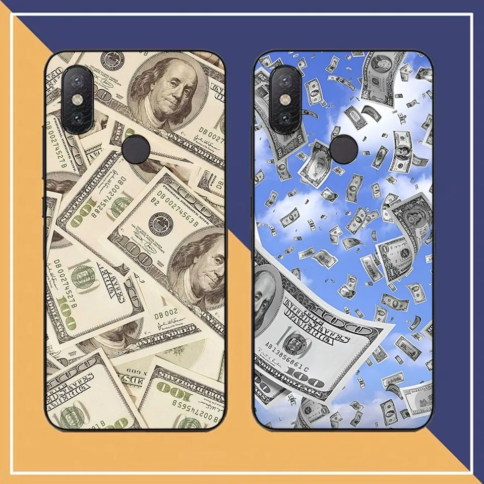 BankNote Dollar Cash Phone Case pre Samsung S 20 21 23 23 Plus Ultra for Redmi Note 8 9 10 11 pre Huawei y 5 6 9