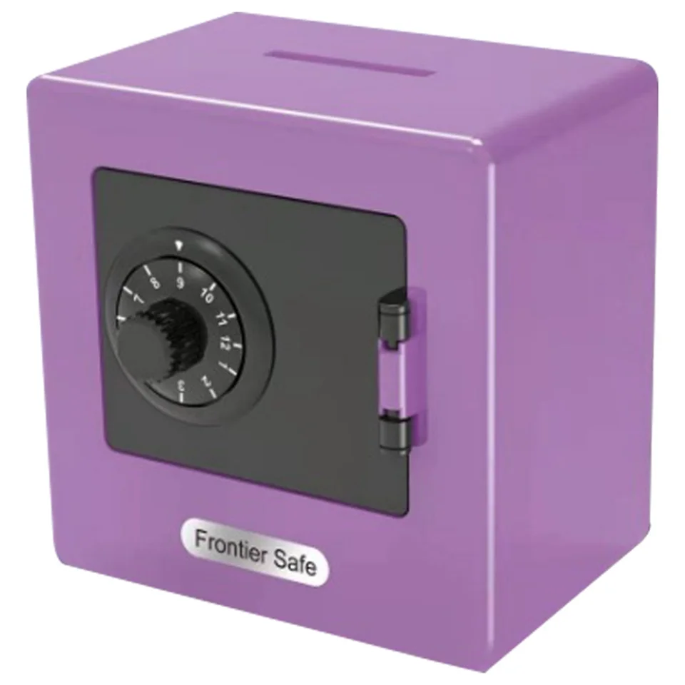 Bankomat otáčanie hesla banka Bank Box Cash Coin Saving Boxes Simulation Bank Bezpečné vklady hračky Detské šperky, fialové