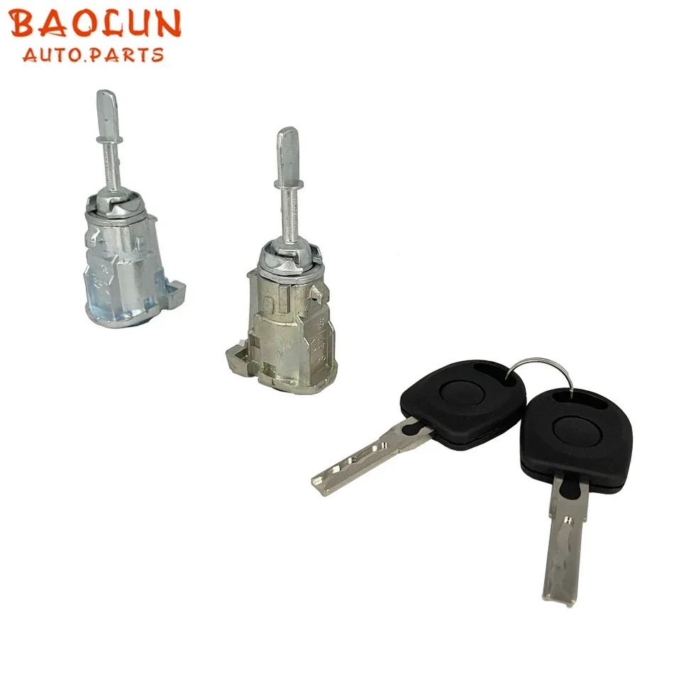 BAOLUN CAR DOOR CYLINDER KEY 604837167 604837168 pre VW Golf 4 IV MK4 BORA A6 SKODA FABIA Polo 1997-2009