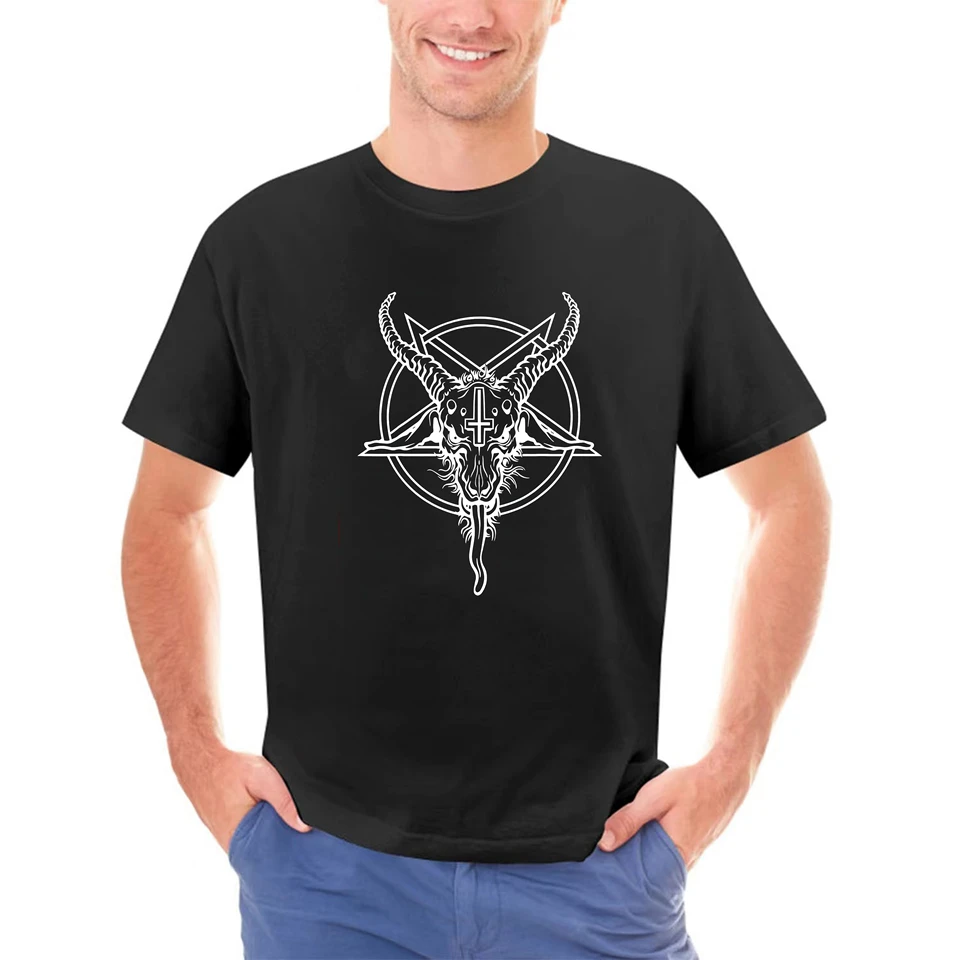 Baphomet pentagram sigil posvätná geometria známka tričku zvieraťa