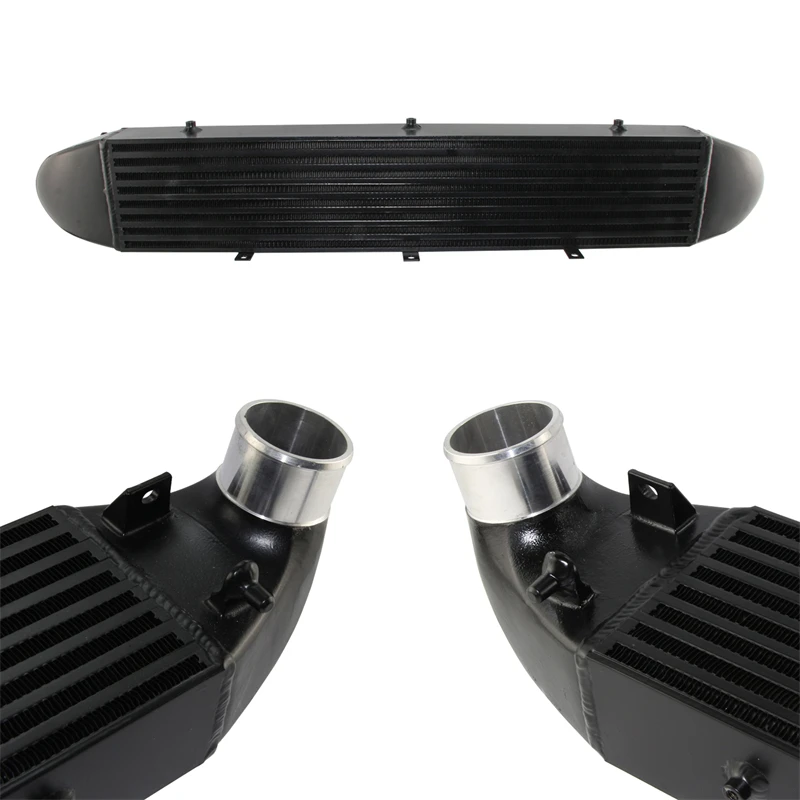Bar & Plate Intercooler High Performance ladenie predného držiaka pre Ford Fiesta St 2014-2019 Výkon 1,6 l hliníkovej čiernej hliníka