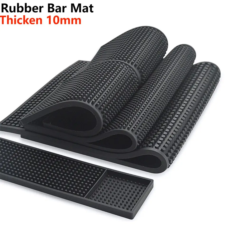 Bar Mat Coffee Maker Pulttop Rozliatie rohože proti sklzu gumové barové servis