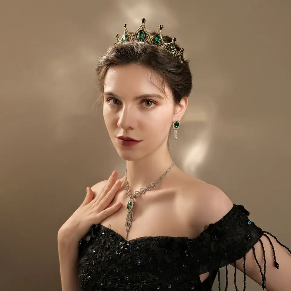 Bar mitzvah koruna barok retro korunka vlasov obruč Kovinky Kovové princezné koruny čelenka kamienok Svadba nevesty
