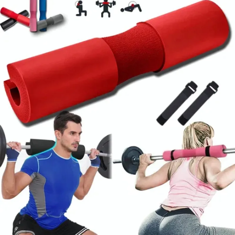 Barbell ramenné vankúšiky Zhruba bez šmyku fitness telocvičňa vzpierajúca drepová činka na krk podporu ochranná podložka Cvičenie