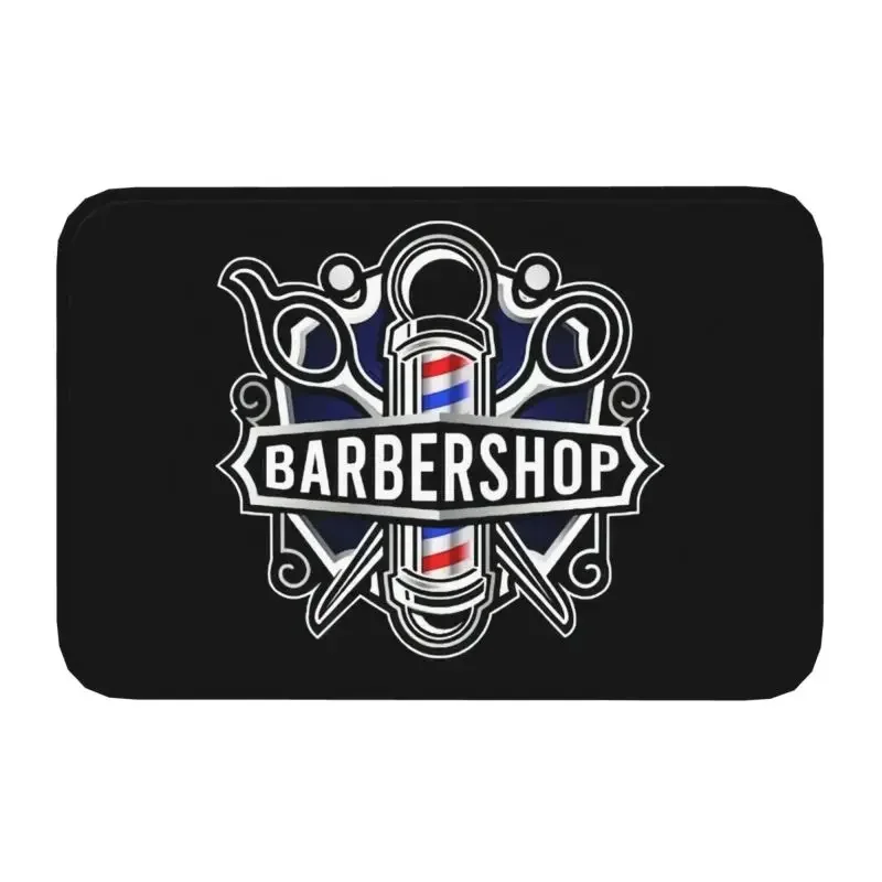 Barber Shop Sign predné dvere rohož proti šmyku v interiéri vodotesná holičstvo