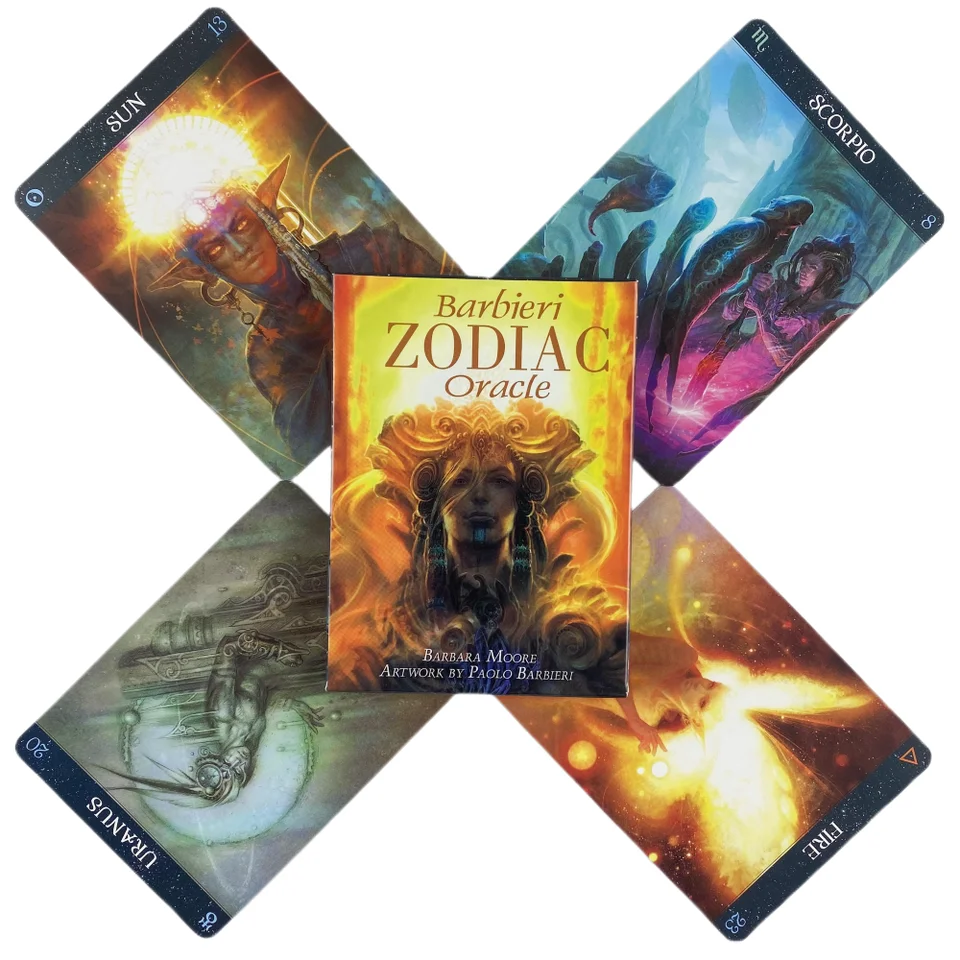 Barbieri Zodiac Oracle Cards A 26 Anglický veštenie osud