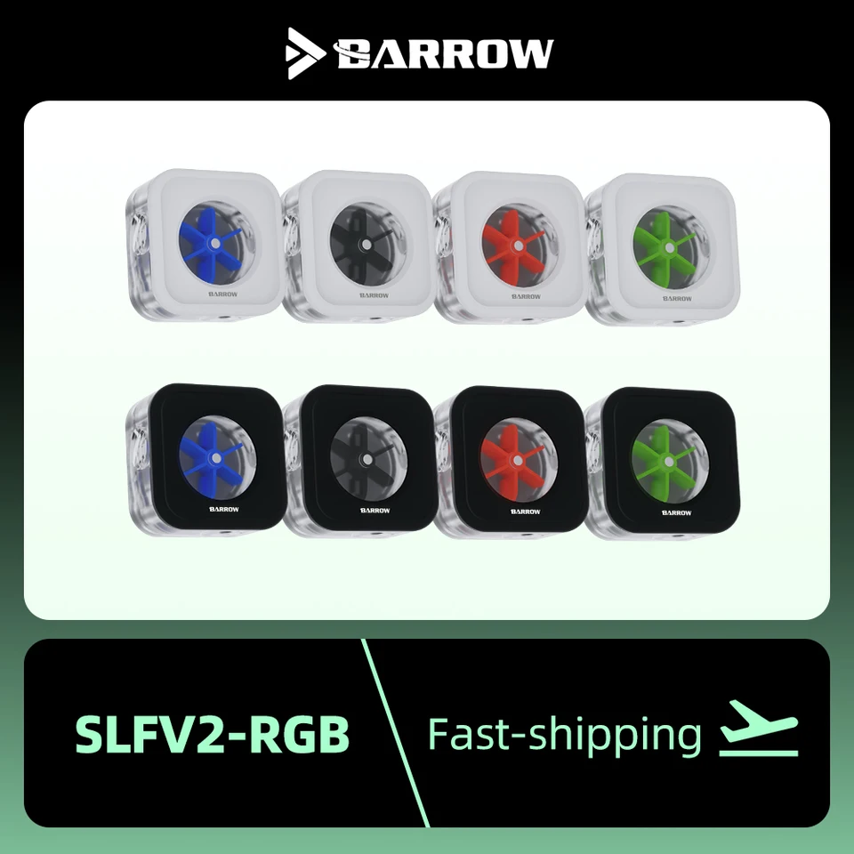 Barrow ARGB Prietok vodného merača 5V rýchlostný tachometer samostatný počítačový herný kvapalina chladené stavebné nástroje Aura Sync SLFV2-RGB