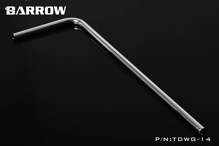Barrow Chrome pokovovaná lakťová meďná rúrka 14 mm TDWG-14