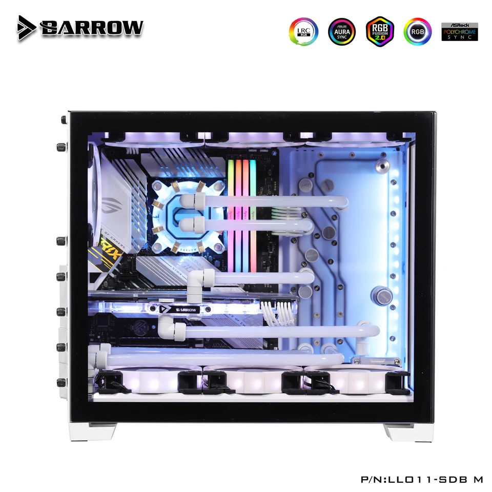 Barrow vodná doska pre mini puzdro Lian Li O11, systém chladenia vody, chladič GPU CPU, vodná nádrž, LLO11-SDB M.