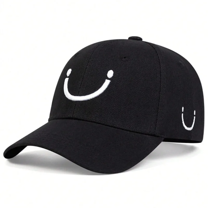 Baseball Cap Men's and Women's Fashion Trend Trend Four Seasons Hat Smiley Hat Sun Protection Sports Hat