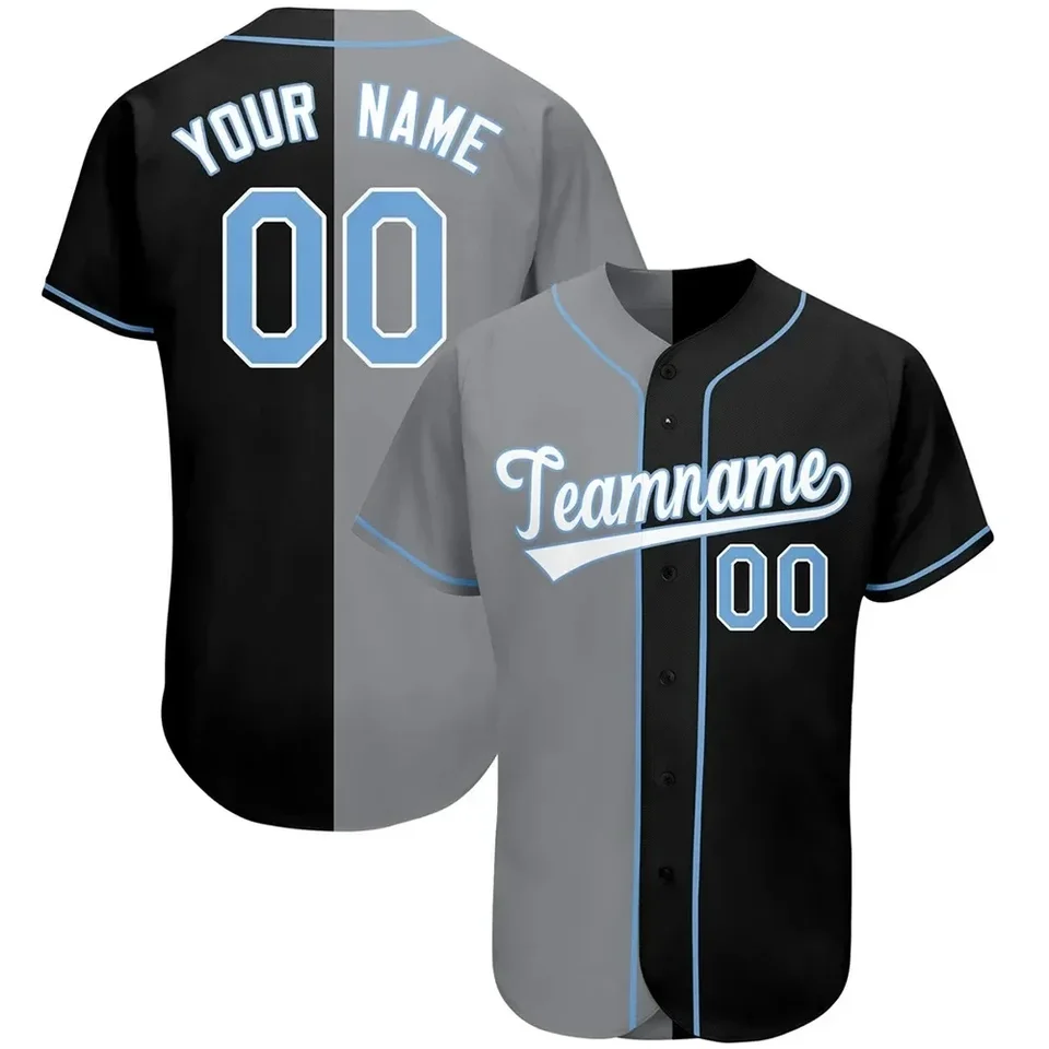Baseball Jersey Custom Team Trit Tlač osobného mena Číslo Stripe Hip Hop Sportswear Baseball Tričko Muži/ženy/detské oblečenie