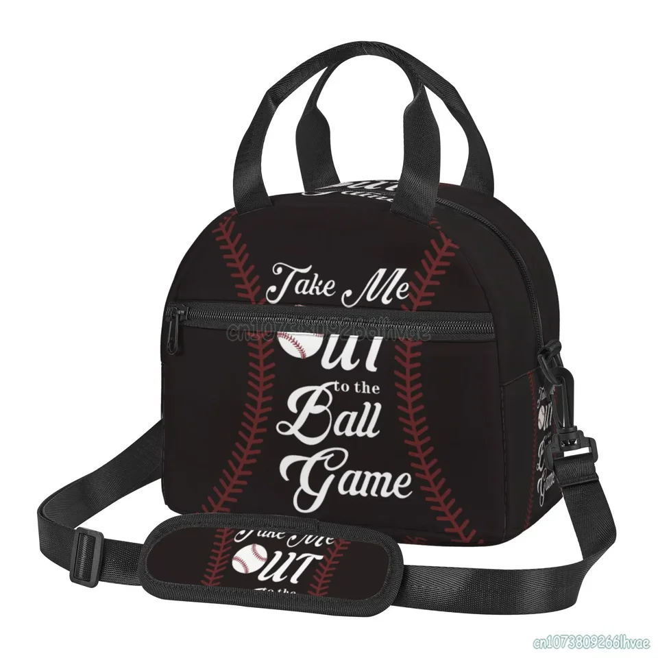 Baseball obed s taškou izolovaný softball šport obed k boxu Thermal Cooler Taška na chladenie