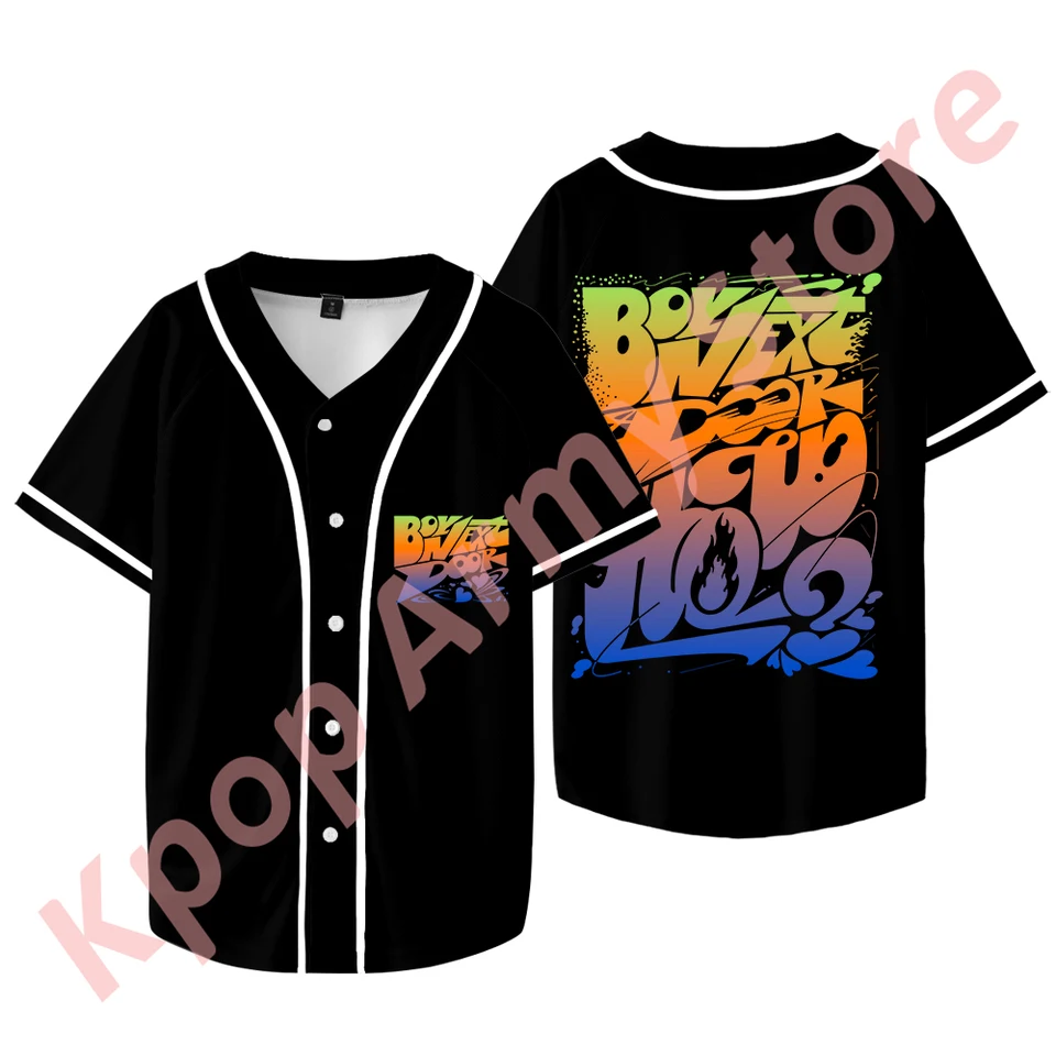 Baseballové tričká BoyNextdoor Tour Merch Baseball Tričká