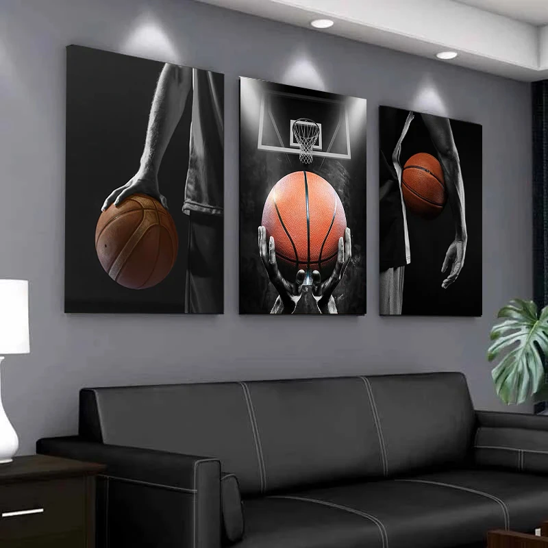 Basketbal hráč Canvas Painting Basketbal Dream Inšpiratívne citáty Plagáty a výtlačky nástenné umenie pre obývaciu izbu Domovod