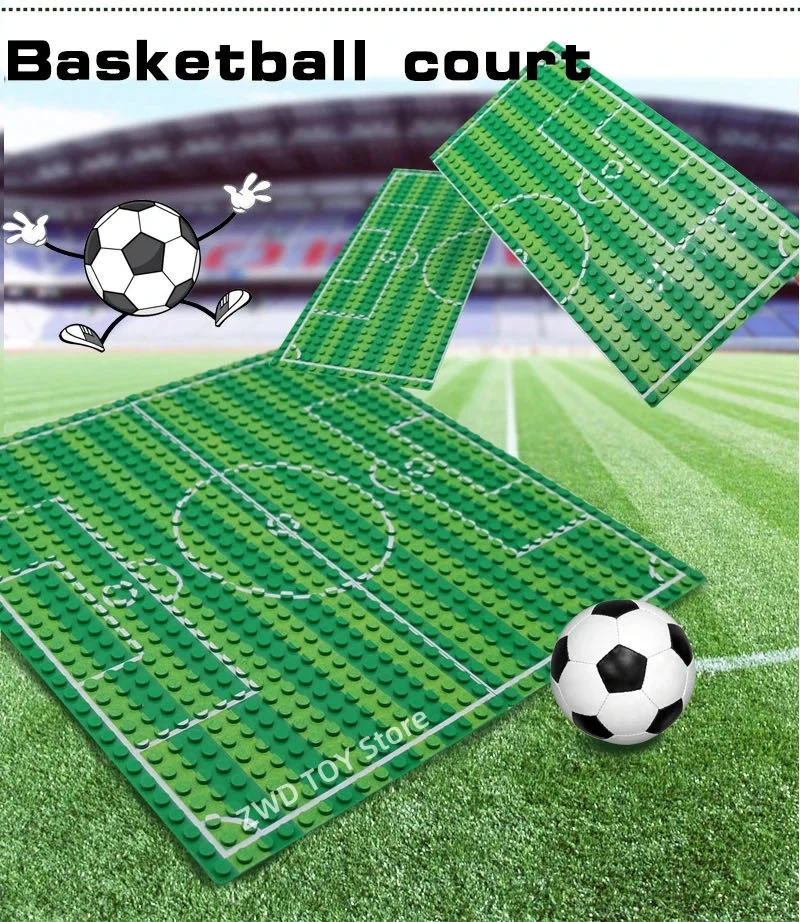 Basketbalové podlahové podlahy Blokovanie basketbalových hviezd Figúrky futbalové súdne poschodie sada hračiek slávne futbalové hviezdy Figures Model