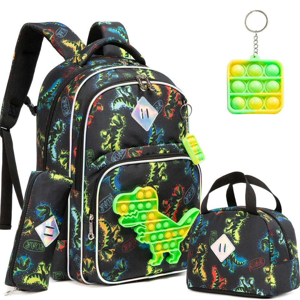 Batoh MeetBelify for Boys School Bag s obedovým boxom pre batoh pre základné materské školy súpravy pre chlapcov 6-8