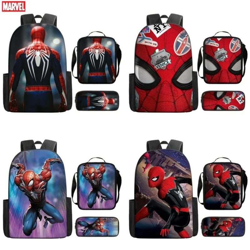 Batoh New Marvel Spider Man pre študentov základných a stredných škôl veľká kapacita anime karikatúra batoh obedu darček