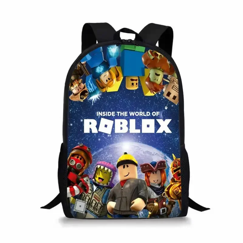 Batoh New Roblox Roblox Batoh pre študentov základných a stredných škôl chlapci a dievčatá batoh basening zips