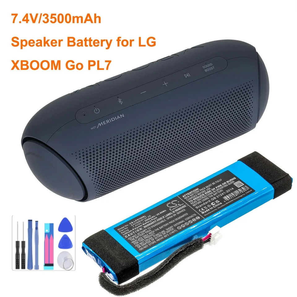 BATTERICKÁ BATTERÁCIA EAC66836137-2S pre LG XBOOM GO PL7 3500MAH / 25.90WH