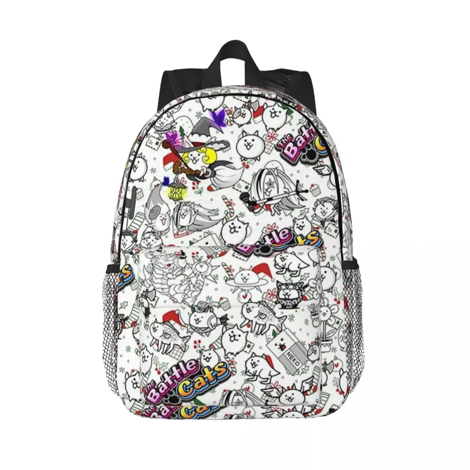 Battle Cats Backpacks Fashion Prenosné sťahovacie tašky Rectionstring Bundle Pocket Sports Bag Bookbag pre cestovnú školu