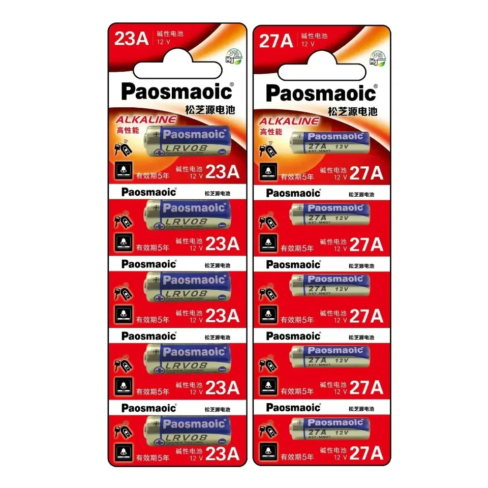 Batéria 23A 12V Alkalickú batériu 5pcs 23a 12v 23ga A23S E23A EL12 MN21 V23GA pre hračku pre bezdrôtové zvončeky