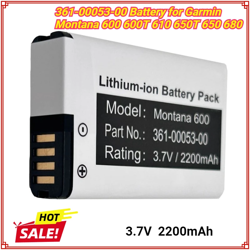 Batéria 361-00053-00 361-00053-04 pre Garmin Montana 600 600T 610 650t 650 VIRB GPS Alpha 100 Runheld 010-11654-03