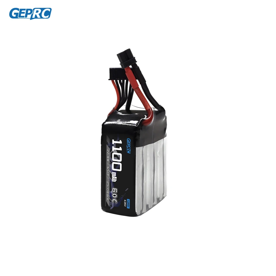 Batéria GEPRC 6S 1100MAH 60C LiPo Battery vhodná pre dron série 3 až 5 palcov pre diely RC FPV Quadcopter Freestyle