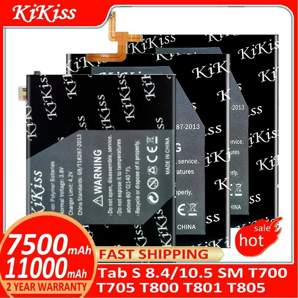 Batéria Kikiss EB-BT705FBE EB-BT800FBE pre Samsung Galaxy Tab S. 8.4/10,5 SM T700 T705 T800 T801 T805 batérie + bezplatné TLOOS