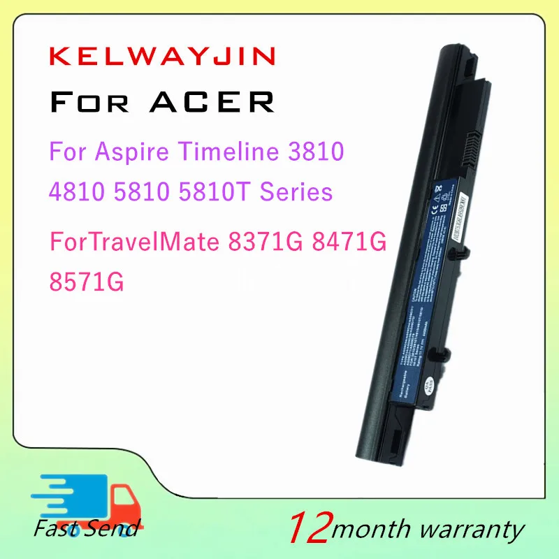 Batéria laptopu pre Acer Aspire 4410 4810T 4810TG 4810TZ 5538 5538G 5810T 5810TG 5810TZ AS5534 pre časovú os TravelMate 8371 8471