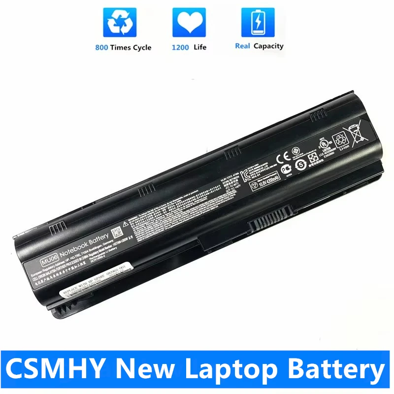 Batéria notebook CSMHY CQ42 MU06 pre pavilón HP HP G4 G6 G7 593553 593554 593562-001 HSTNN-UB0W CQ32 G42 CQ43 G32