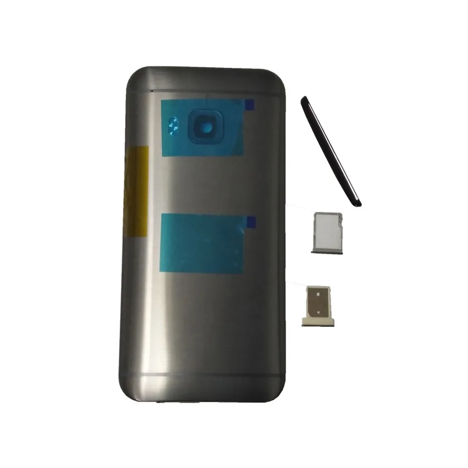 Batéria zadný kryt Kovové zadné kryty dverí s horným krytom +SIM Tray +SD TF podnos +Časti opravy bočných tlačidiel pre HTC One M9