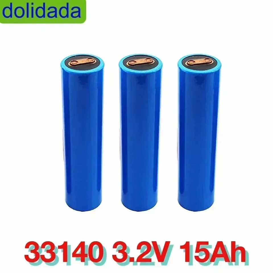 Batérie au lítium LifePo4, 100% originál, 33140, 15AH, 3,2 V, pour bricolage, vélo, e-scooter, outils Élecques, PAC