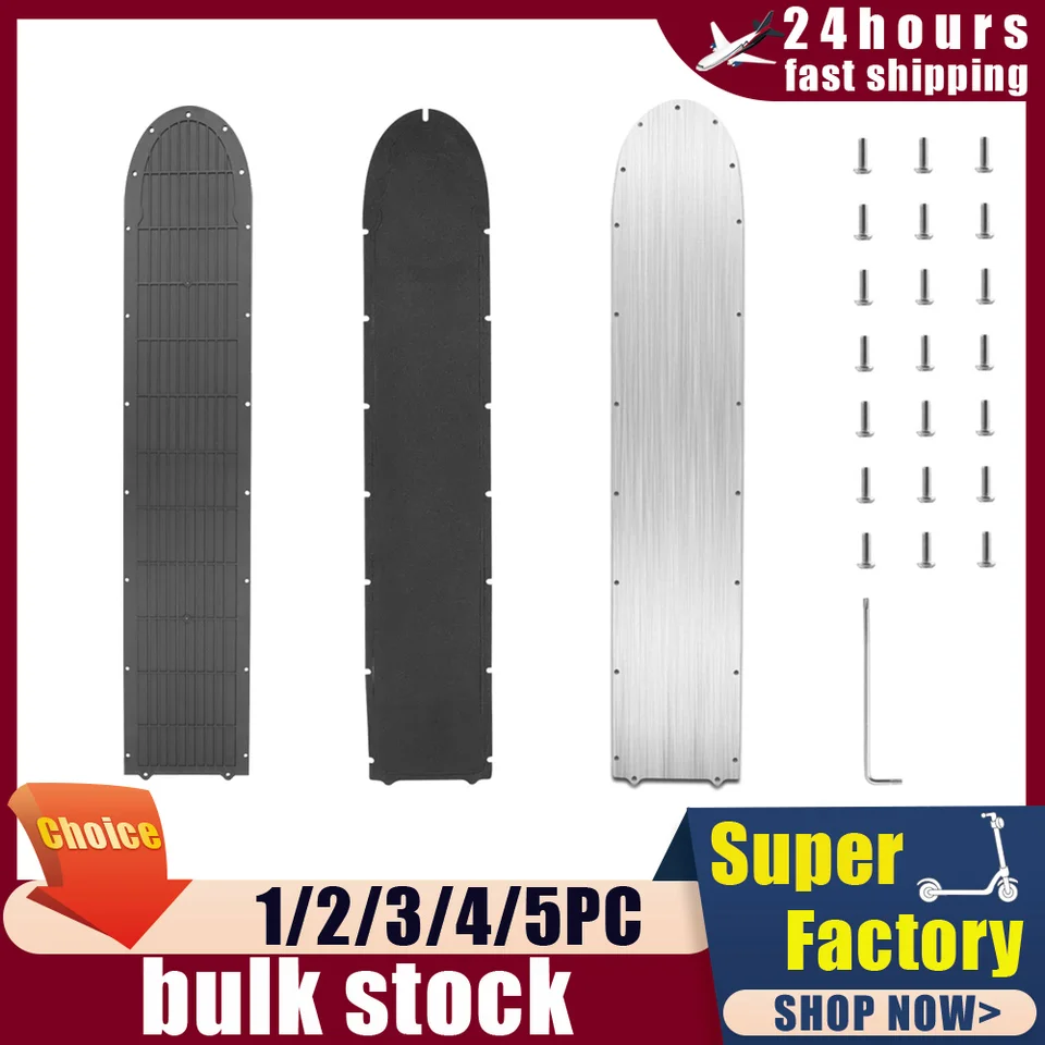 Batériová priehradka Spodný kryt plastová ochranná doska pre Xiaomi Pro 2 Electric Scooter Non-Slip Foot Pad Pad Patch