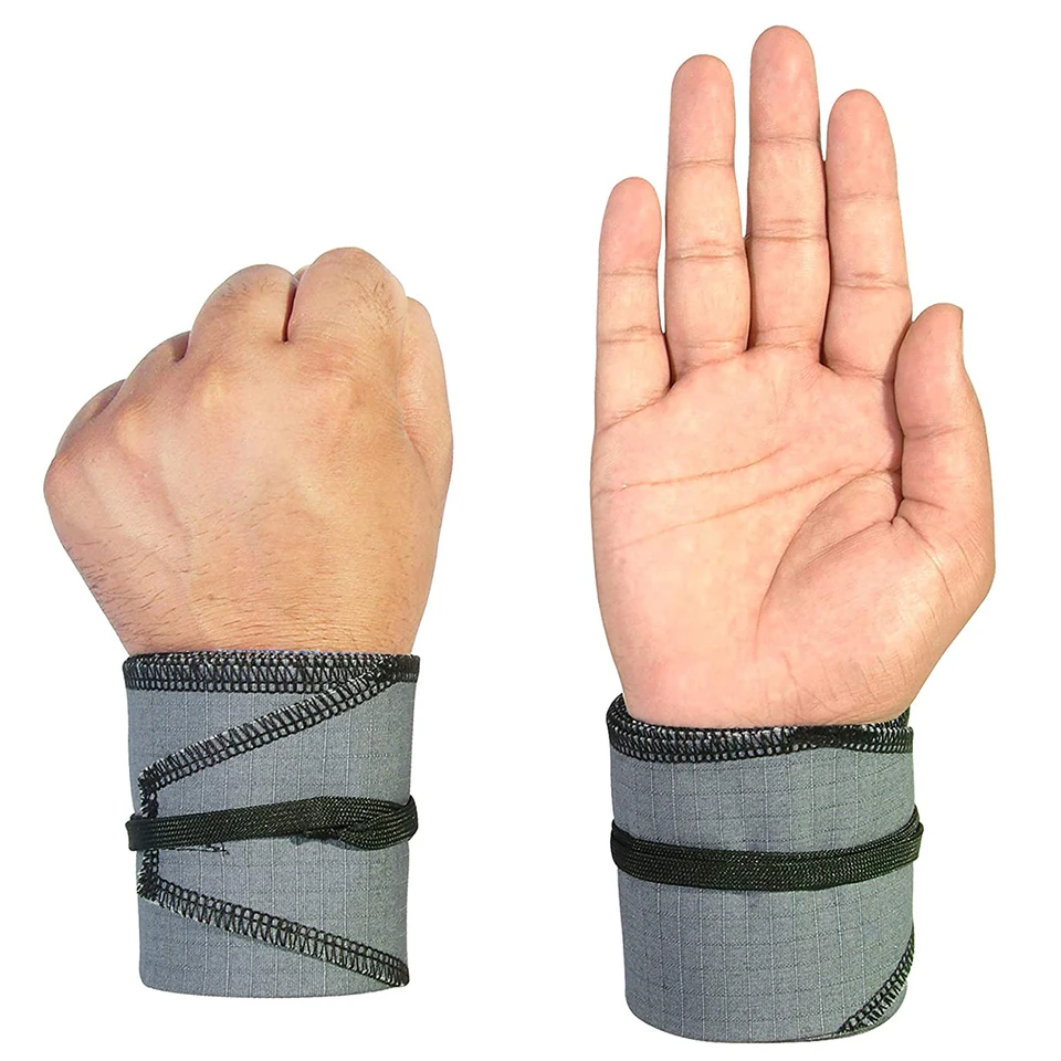 Bavlna Ripstop Tkanina vzpierajúca podpora zápästia, zábaly na zápästie, zábal na pevnosť, uličné cvičebné kapela Muñequeras Brace Hand