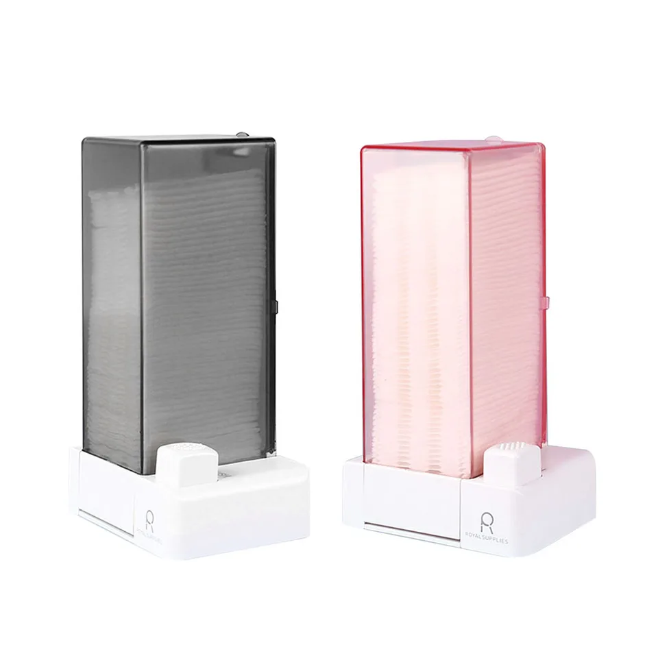 Bavlnená podložka držiak na držiak na make -up make -up organizátor Container DispenSer Wall zavesenie Použite uzavretý dizajn pre obrúsky nechtov bezplatne