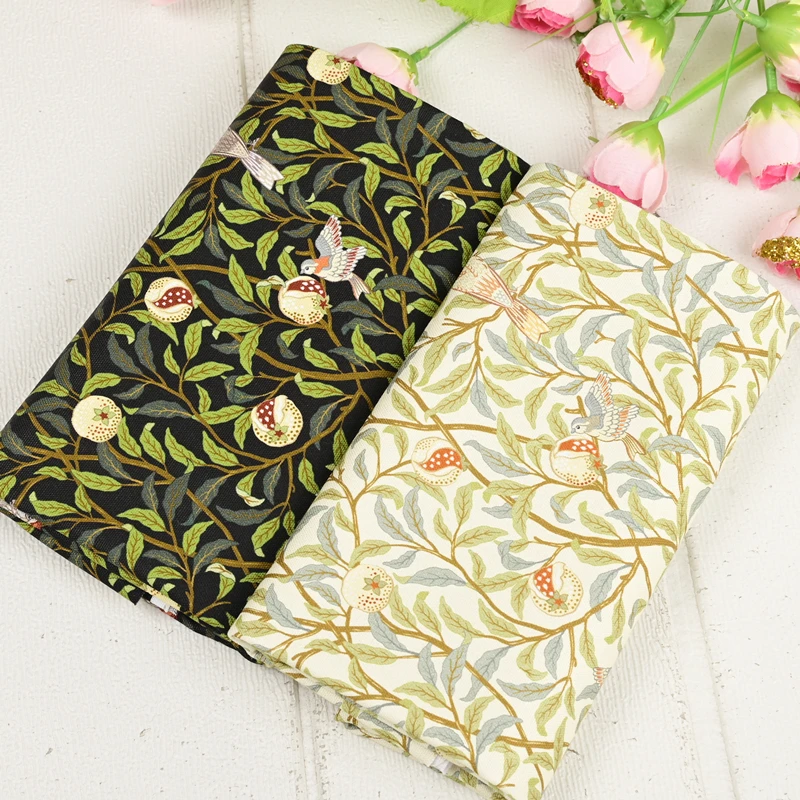 Bavlnené plátno William Morris tkanina Cotton Digitálna tlač klasický kvet vytlačený ručne vyrobený remeselnícke potreby