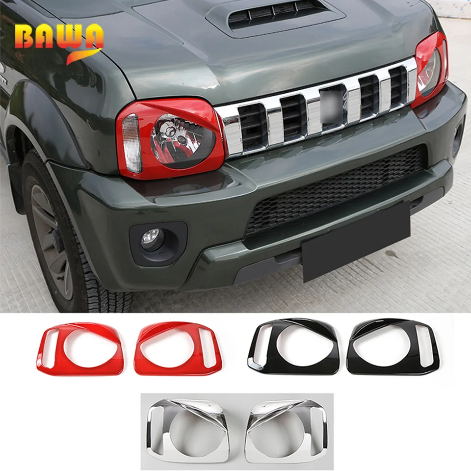 Bawa lampa kapucne auto predné svetlo svetlo svetlo lampa pre Suzuki Jimny 2007-2017 ABS STARKERS STYLING STYLING PRÍSLUSA PRE JIMNY