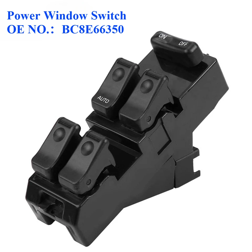 BC8E66350 Spínač zdvíhača okna pre Mazda 323 Family 1994-2000 BC8E-66-350