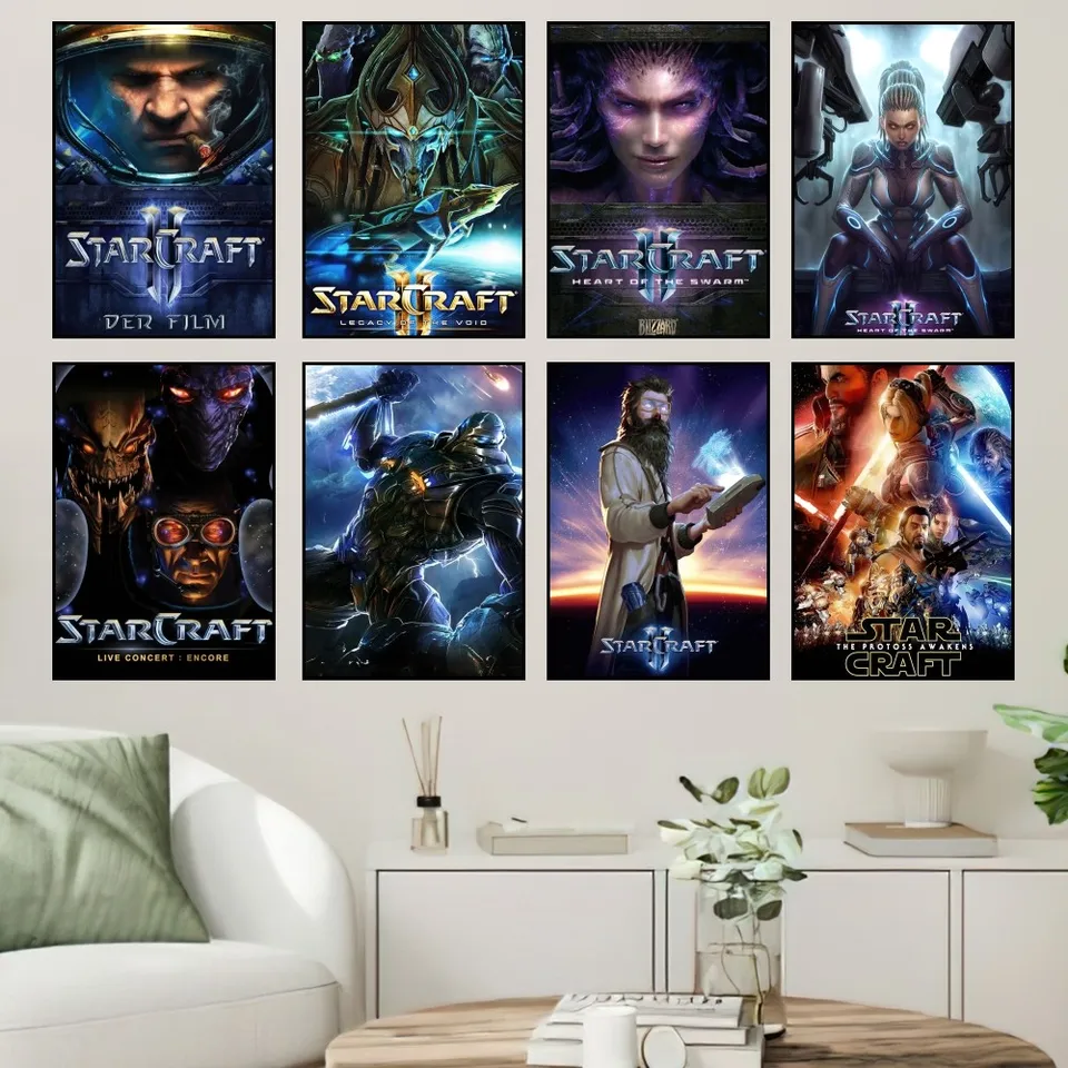 Beast Kingdom Game S-Starcraft Cool plagát výtlačky výtlačky nástenných nálepiek maľba spálňa obývacia izba dekorácia Office domáce lepidlo