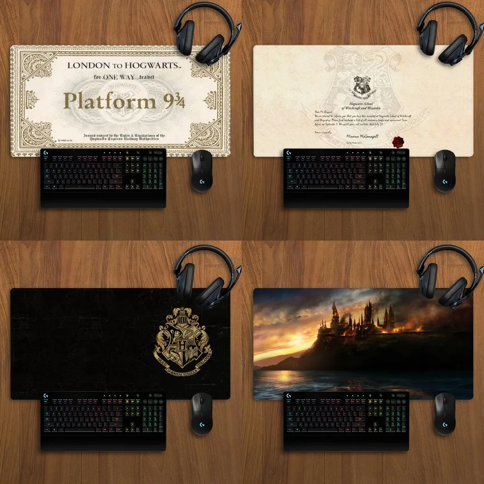 Beast Kingdom Harrys p-Potter myš Mousepad Non-Slip Lockedge Office Študent hazardné hry Zhruba veľký vankúš